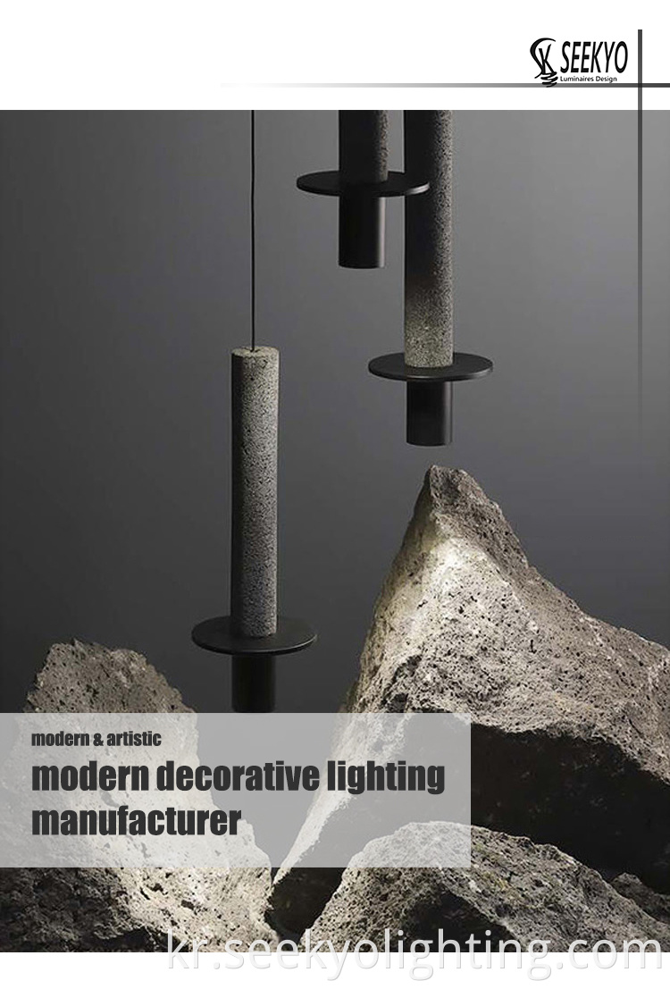 A LED spotlight stone pendant lamp for the living room is a stylish and modern lighting fixture that can add a touch of elegance to any space. 